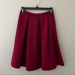 Knee length skirt